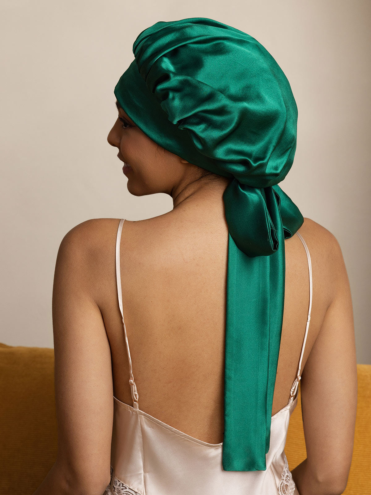 [Verde Scuro] SilkSilky-IT Sleep Cap 005