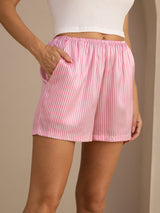 [Riga Diplomatica Rosa] SilkSilky-IT Womens Shorts 004