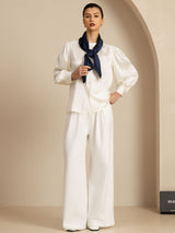 [Blu Scuro] SilkSilky-IT Sciarpa 005