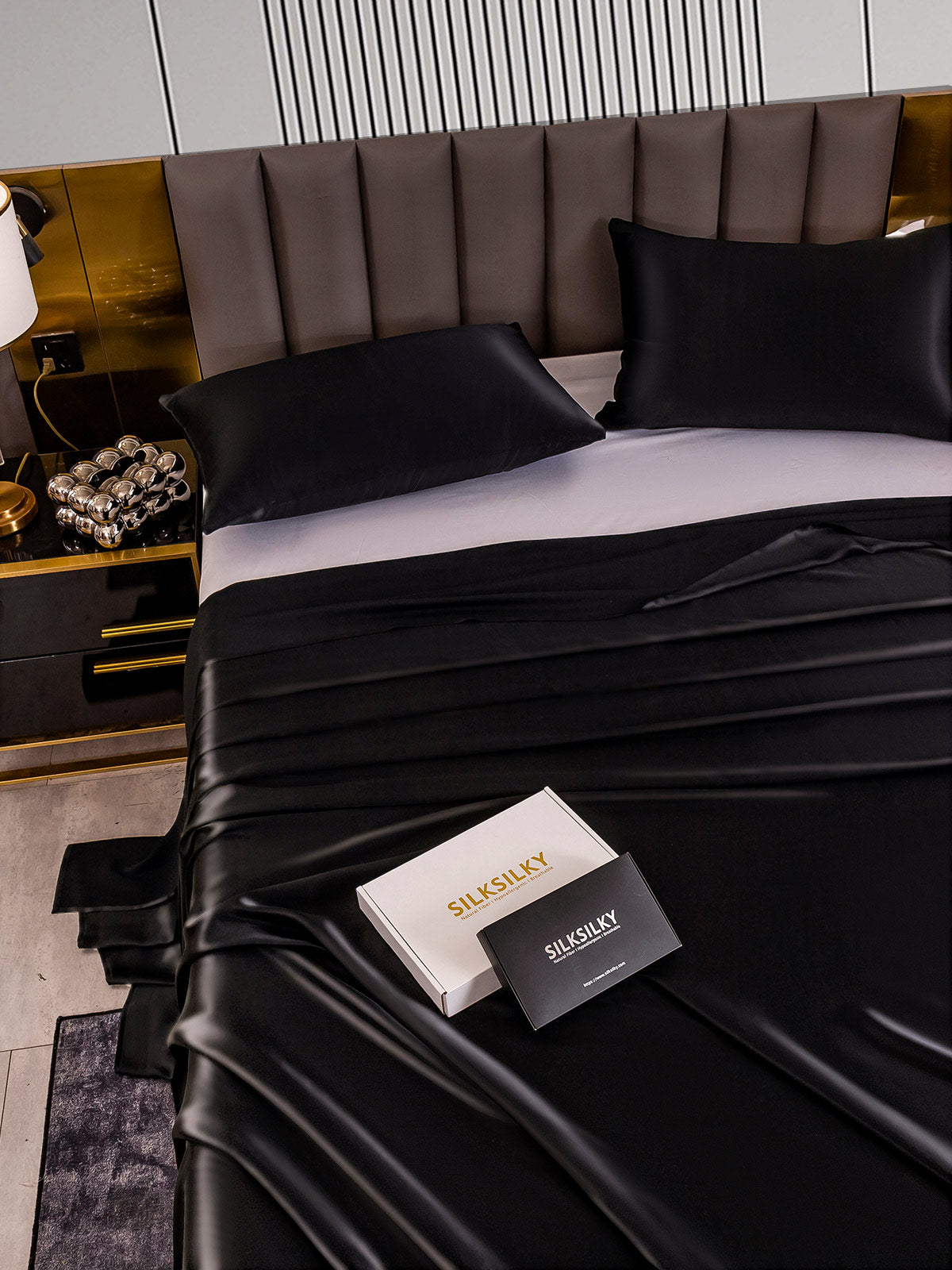 [Nero] SilkSilky-IT 22Momme Seta pura Bedding Set 005