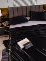 [Nero] SilkSilky-IT 22Momme Set di biancheria da letto 005