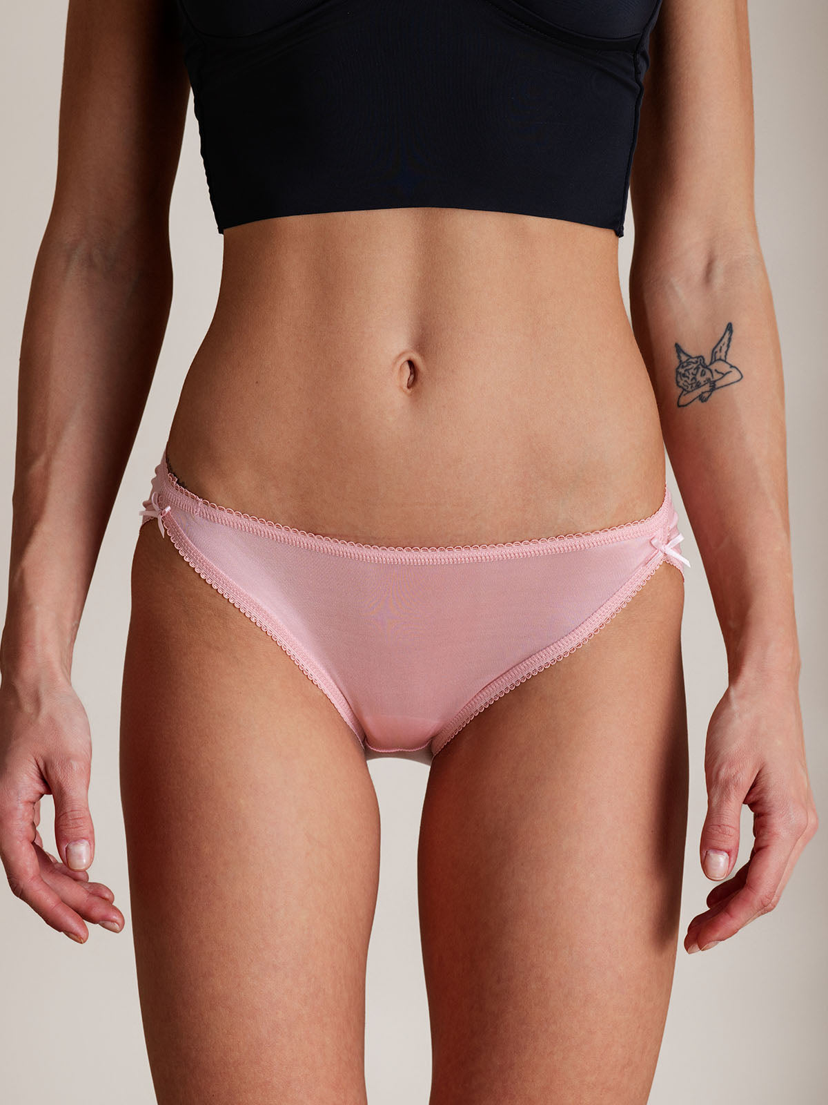 [Rosa] SilkSilky-IT Maglia di seta Panty 001