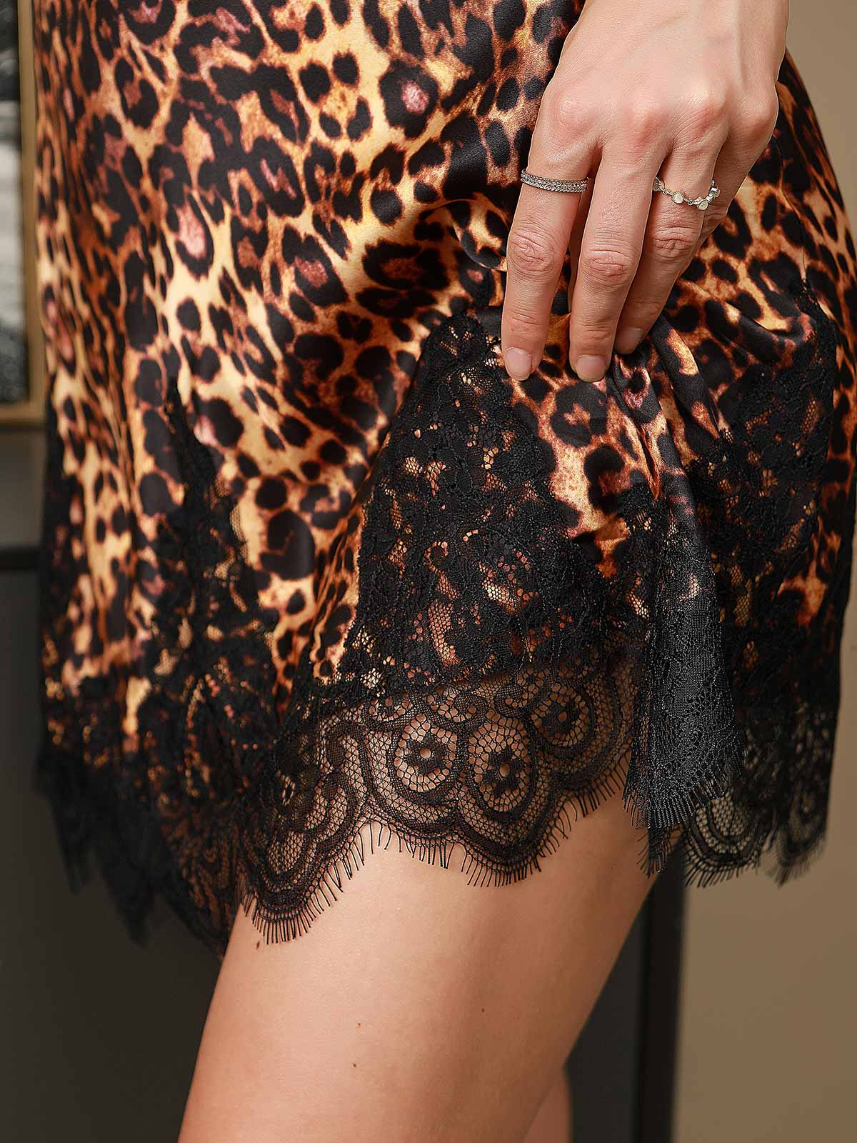 [Leopardo] SilkSilky-IT Seta pura Nightgown 008