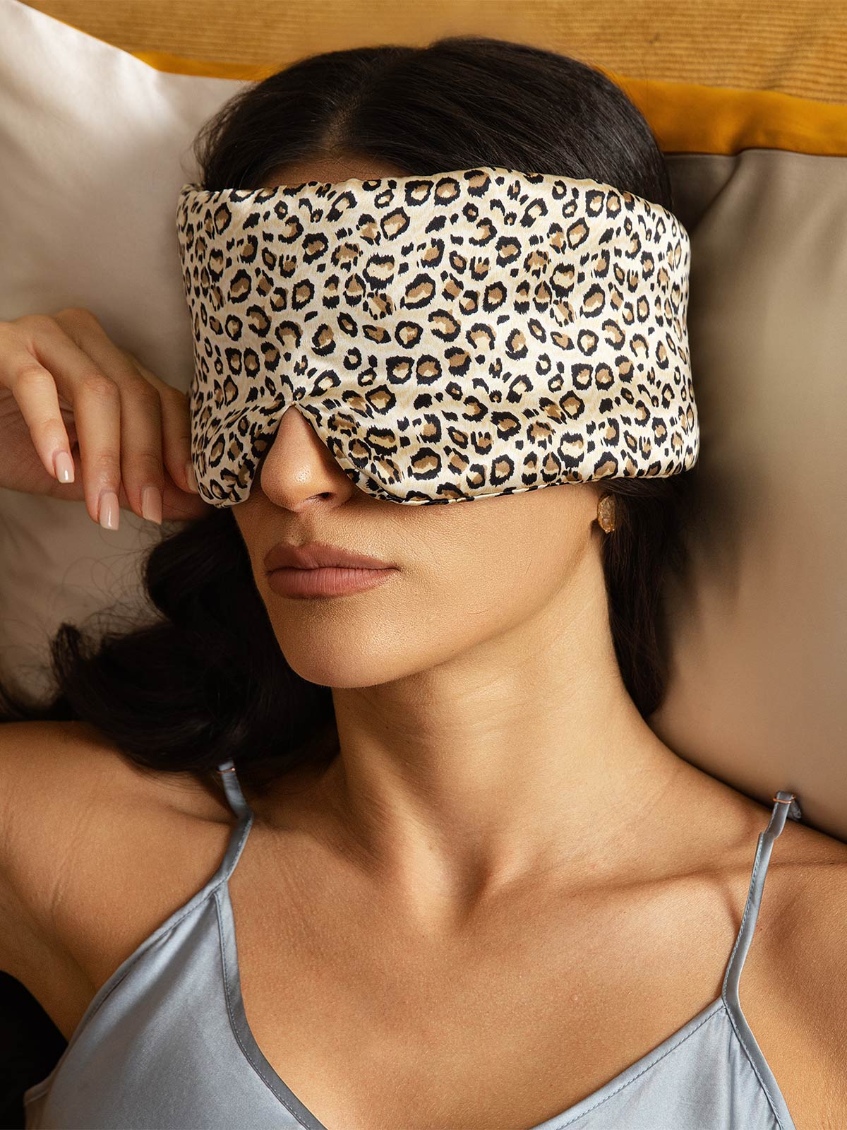[Leopardo] SilkSilky-IT 19Momme Seta pura Eye Mask 004