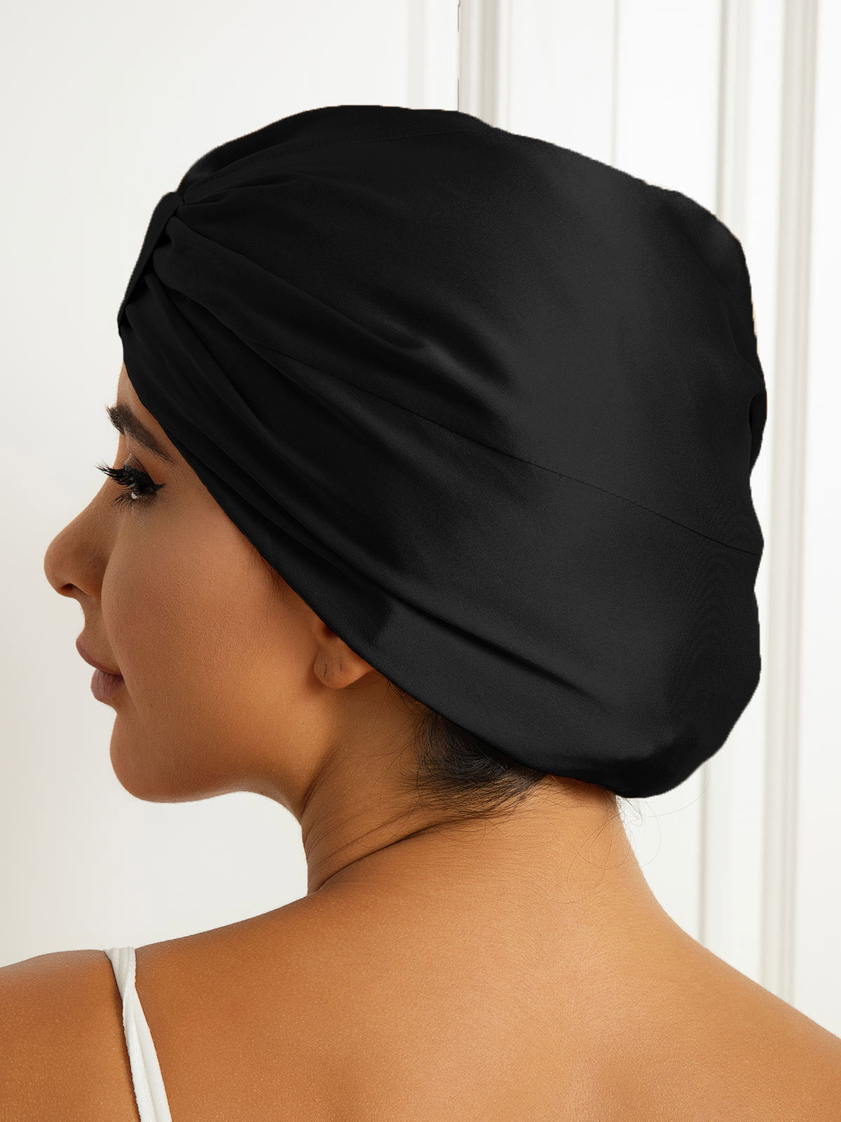 [Nero] SilkSilky-IT Seta pura Sleep Cap 004