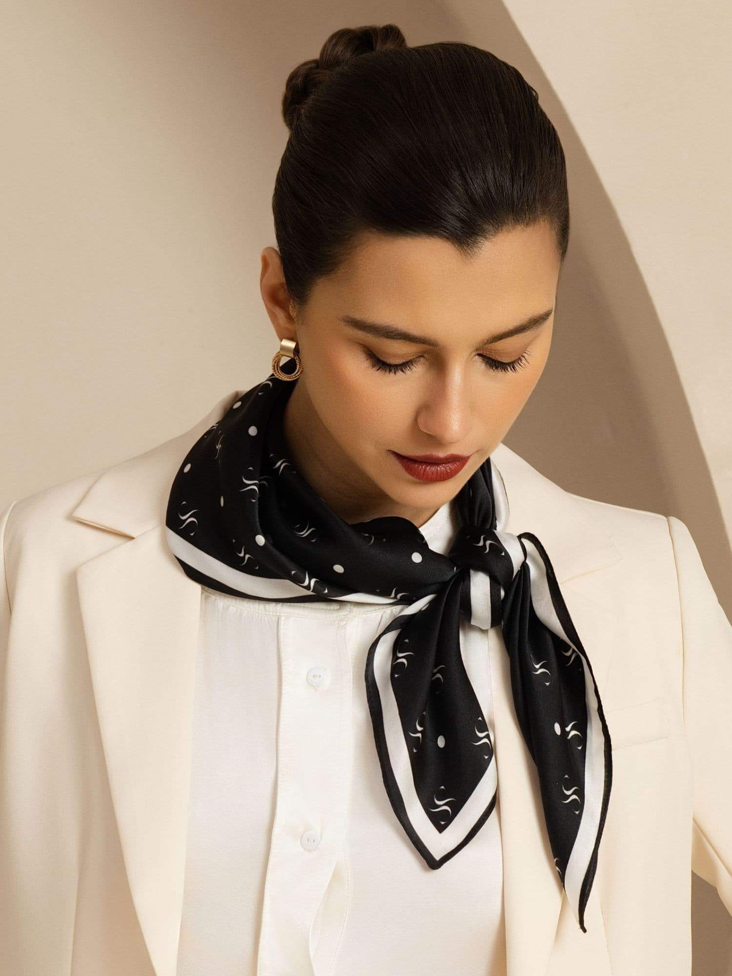 [P105] SilkSilky-IT Pure Silk Scarf 003