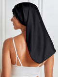 SilkSilky IT Seta pura Sleep Cap Nero 006