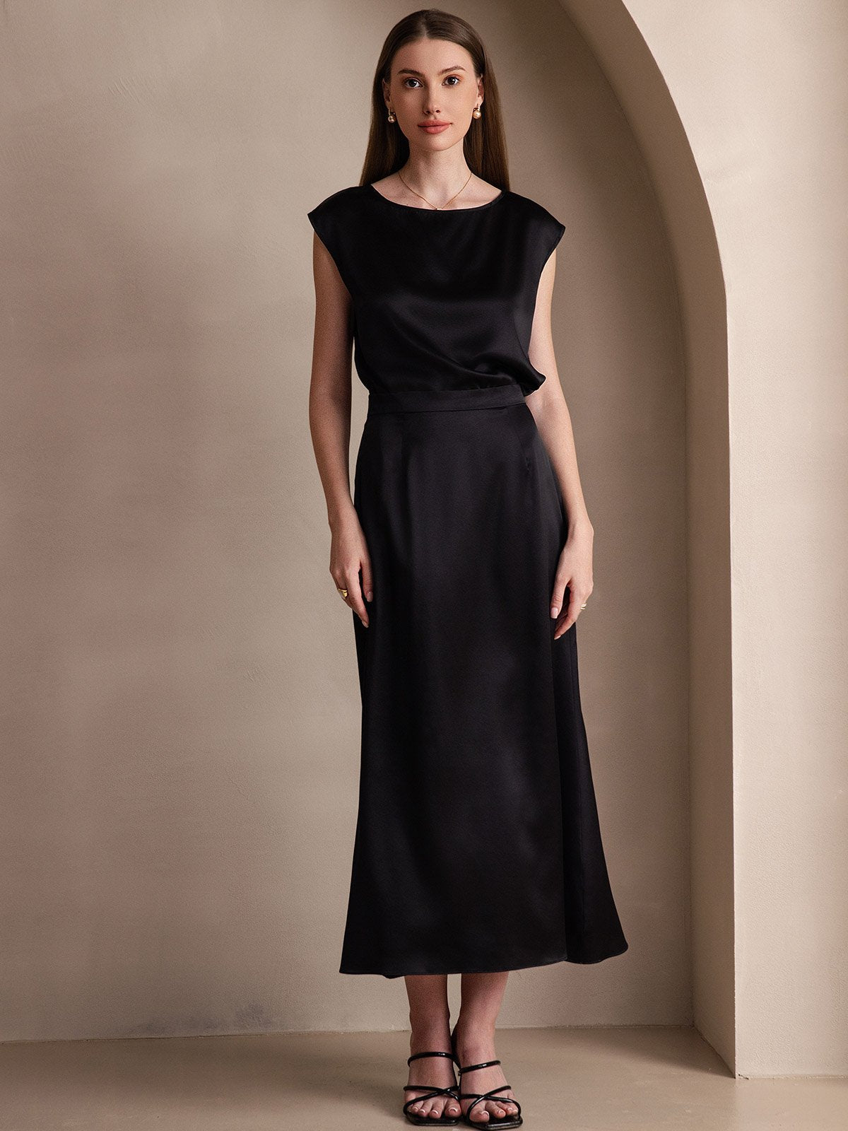 [Nero] SilkSilky-IT 19Momme Seta Skirt 001