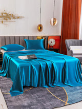 [Verde Acqua] SilkSilky-IT 19Momme Set di biancheria da letto 003
