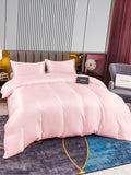 SilkSilky IT 22Momme Seta pura Bedding Set Rosa 004