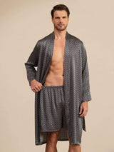 [Ginkgo Nero] SilkSilky-IT Long Sleeve Pigiami da uomo 001