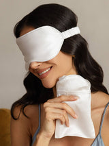 [Bianco] SilkSilky-IT Mascherina da Notte 002