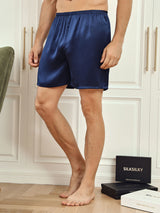[Blu Scuro] SilkSilky-IT Mens Sleep Bottoms 001