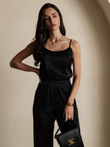 [Nero] SilkSilky-IT Spaghetti Strap Cami 004