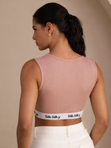 [Rosa] SilkSilky-IT Sleeveless Crew Neck Cami 002