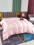 SilkSilky IT 25Momme Seta pura Duvet Cover Rosa 002