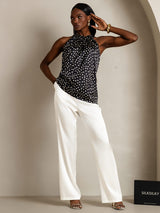[Pois] SilkSilky-IT 19Momme Seta Womens T-Shirt 006,