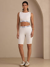 [Bianco] SilkSilky-IT Sleeveless Crew Neck Cami 007
