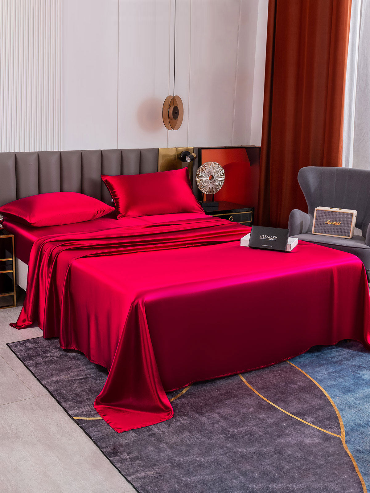 [Vino] SilkSilky-IT 19Momme Seta pura Bedding Set 005