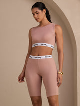 [Rosa] SilkSilky-IT Sleeveless Crew Neck Women's Outfit Sets 003