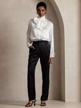 [Nero] SilkSilky-IT 19Momme Seta Womens Pants 007