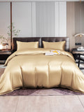 SilkSilky IT 22Momme Seta pura Bedding Set Beige 002