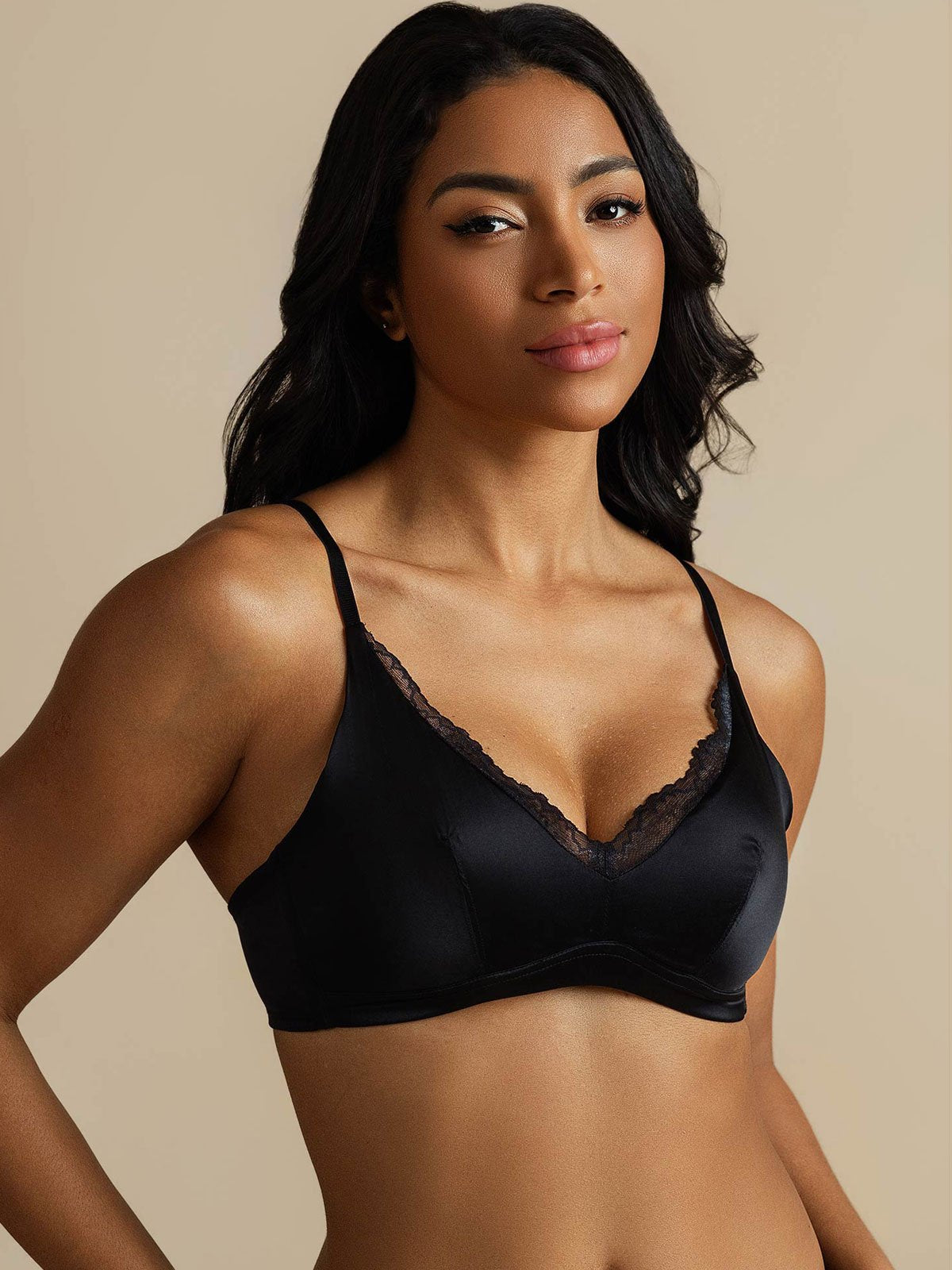 [Nero] SilkSilky-IT Seta pura Bra 008,