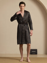 [Catena Nera] SilkSilky-IT Long Sleeve Vestaglia da uomo 002