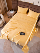 [Champagne] SilkSilky-IT 19Momme Set di biancheria da letto 005