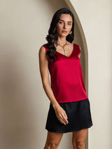 [Vino] SilkSilky-IT Sleeveless V Neck Cami 005