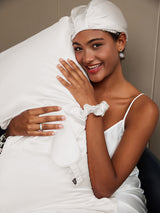 [Bianco] SilkSilky-IT 19Momme Seta pura Pillowcase Set 001