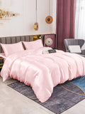 SilkSilky IT 19Momme Seta pura Bedding Set Rosa 004