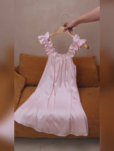 SilkSilky-IT Sleeveless Square Neck Camicia da notte video 001