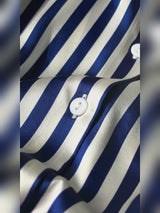 SilkSilky-IT Long Sleeve Lapel Collar Camicie da donna video 001