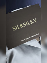 SilkSilky-IT Short Sleeve Lapel Collar Pigiami da donna video 001