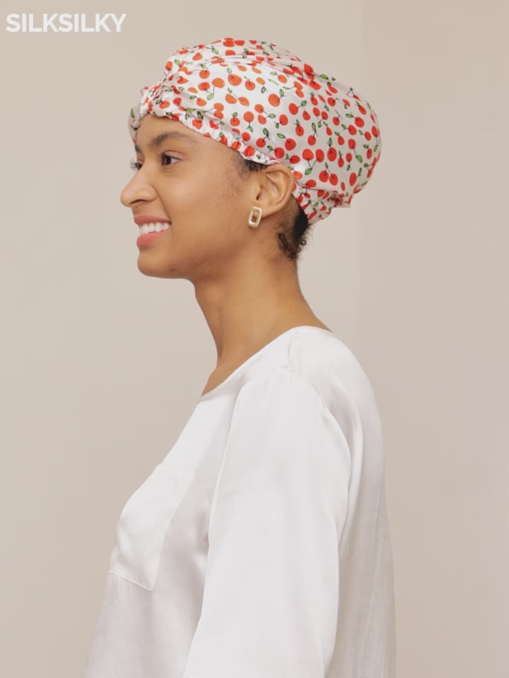 SilkSilky-IT Seta pura Sleep Cap-video-001