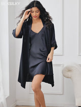 SilkSilky-IT 3/4 Sleeve Vestaglia da donna video 001