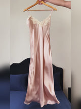 SilkSilky-IT Spaghetti Strap V Neck Vestiti da donna video 001