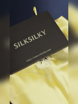 SilkSilky-IT Sleeveless V Neck Camicia da notte video 001