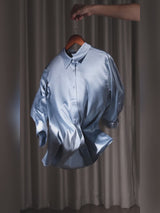 SilkSilky-IT 3/4 Sleeve Lapel Collar Camicie da donna video 001