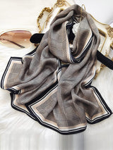 [P027] SilkSilky-IT Seta pura Scarf 005