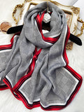 SilkSilky IT Seta pura Scarf Rosso 001