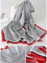 [P028] SilkSilky-IT Seta pura Scarf 002