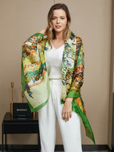 [P072] SilkSilky-IT Seta pura Scarf 002