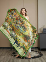 [P072] SilkSilky-IT Seta pura Scarf 003