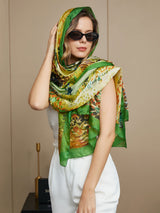 [P072] SilkSilky-IT Seta pura Scarf 006
