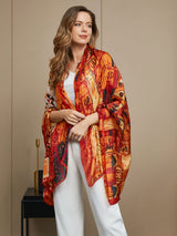 [P073] SilkSilky-IT Seta pura Scarf 010