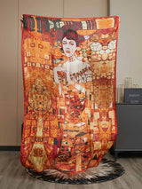 [P073] SilkSilky-IT Seta pura Scarf 003