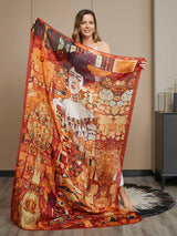 [P073] SilkSilky-IT Seta pura Scarf 007