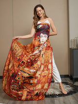 [P073] SilkSilky-IT Seta pura Scarf 008